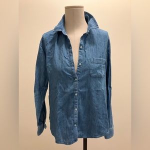 Brand New Denim “The Classic” Long Sleeve Button Up Shirt M